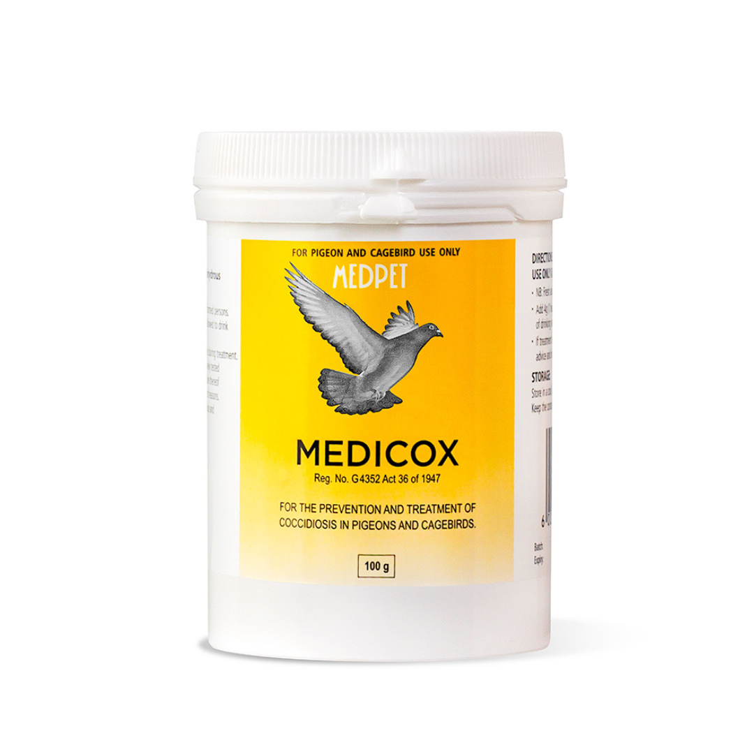 Medicox 100g powder for pigeons and cage birds