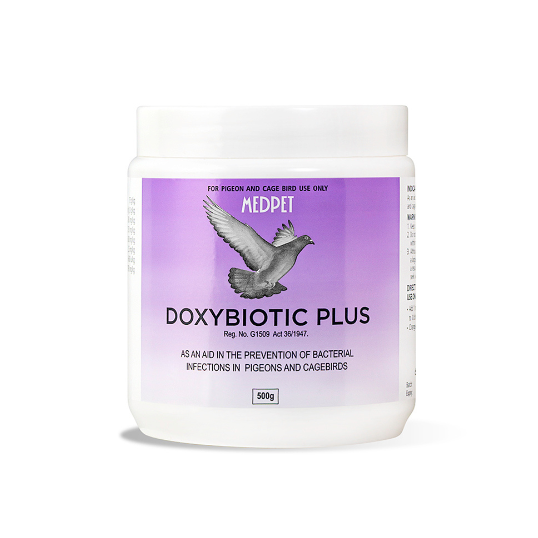 Doxybiotic-Plus 50g powder for pigeons and cage birds