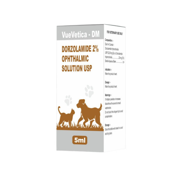 VueVetica – DM Dorzolamide 2% Opthalmic Solution USP 5ml