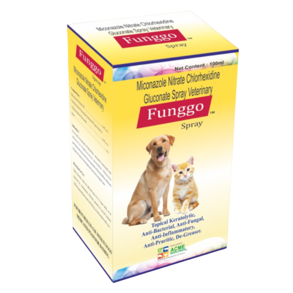 Funggo Miconazole Nitrate Chlorexidine Gluconate Spray 100ml