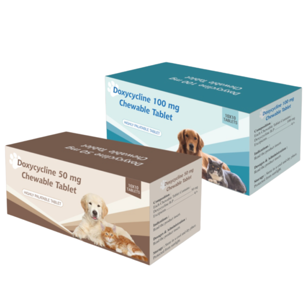 Doxycycline Monohydrate 10 x 10 chewable tabs