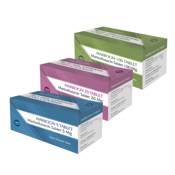Marbofloxacin 10 x 10 tabs
