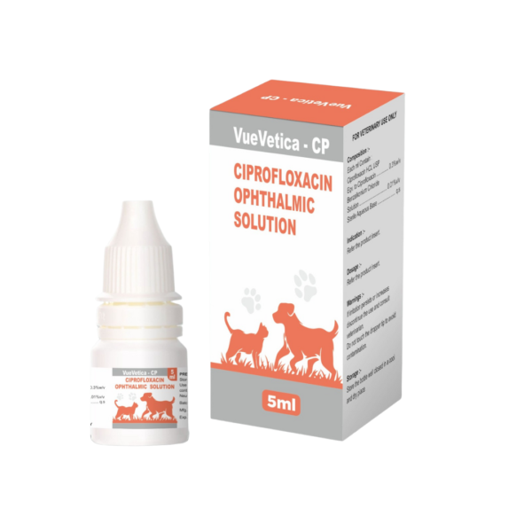 VueVetica - CP Ciprofloxacin 0.3% Opthalmic Solution 5ml