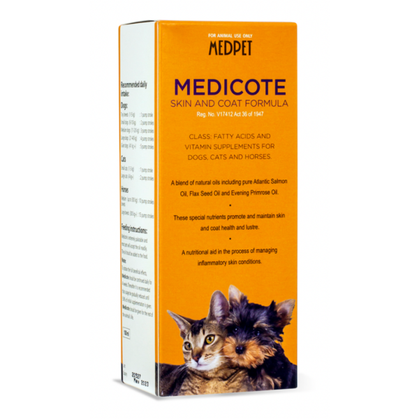 Medicote for cats, dogs & horses (GLA & ALA) 100ml