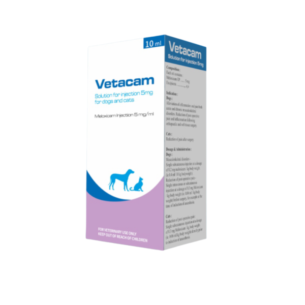 Vetacam Meloxicam Injection 5mg/ml 10ml vial