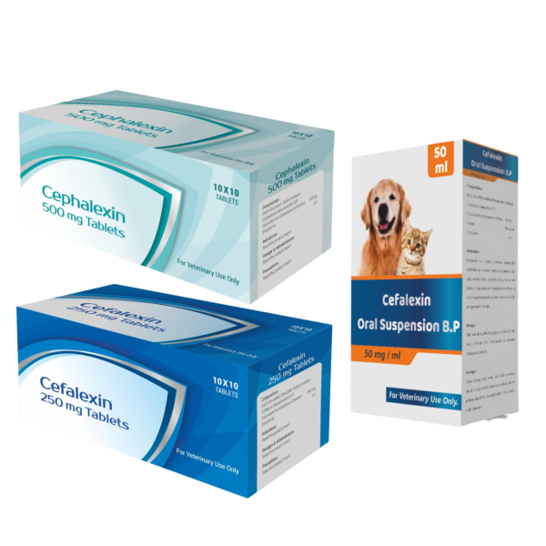 Cefalexin Monohydrate tabs/oral suspension