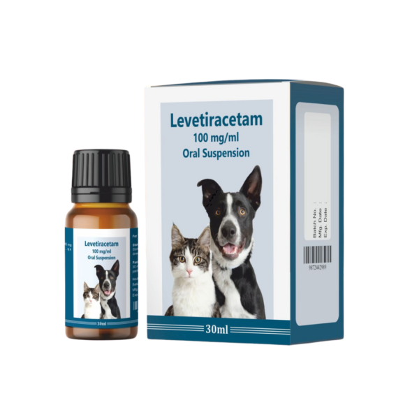 Levetiracetam 100mg/ml Oral Suspension 30ml amber bottle with dropper