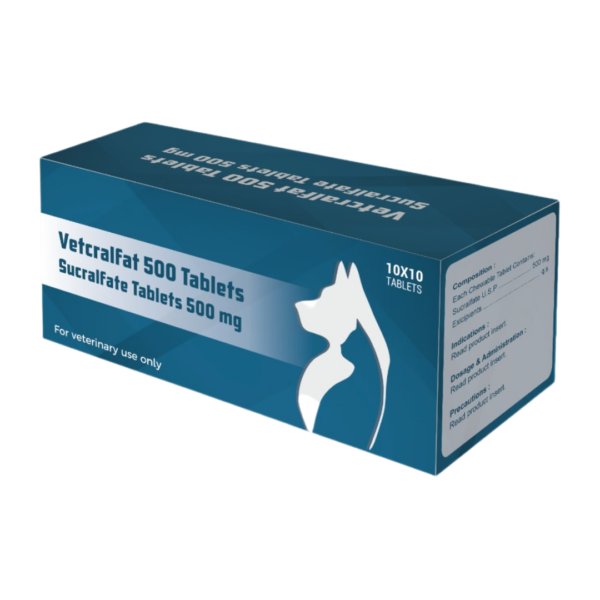 Vetcralfat 500 Sucralfate 500mg 10 x 10 tabs