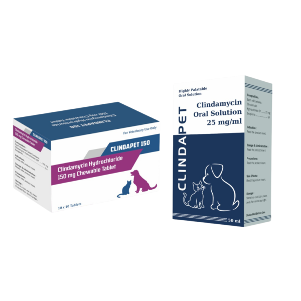 Clindamycin hydrochloride tabs/oral suspension
