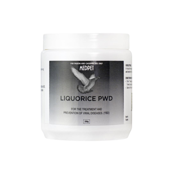 Liquorice Powder 250g (Immune stimulatory for Cage & Aviary Birds especially Young Bird Cure (YBD))