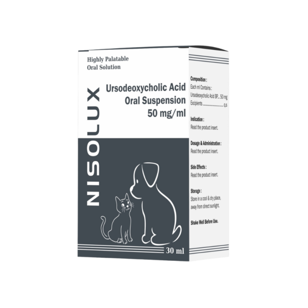 Nisolux Ursodeoxycholic Acid 50mg/ml Oral Suspension 30ml