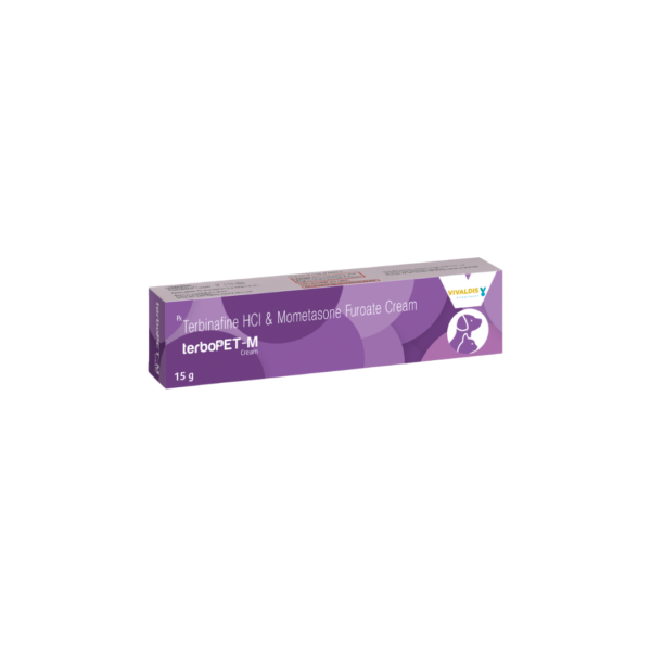 TerboPET-M Terbinafine Hydrochloride & Mometasone Furoate Cream 15g