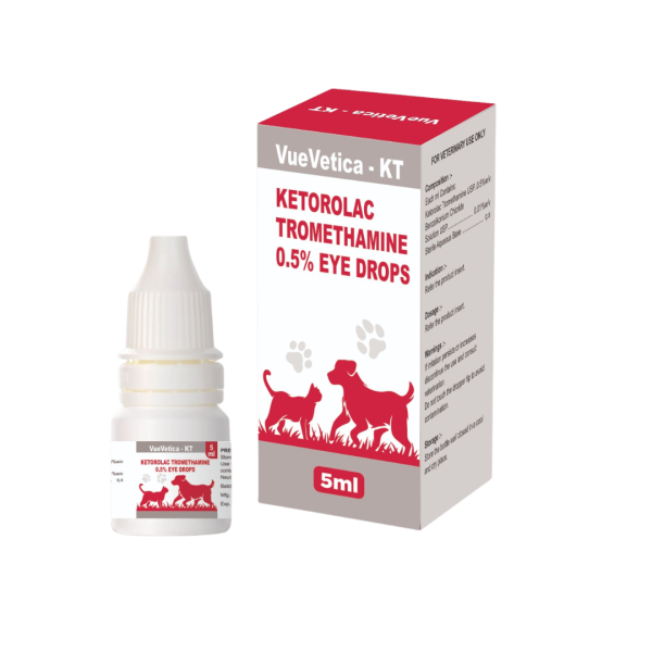 VueVetica-KT Ketorolac Tromethamine 0.5% Eye drops 5ml