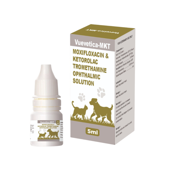 VueVetica-MKT Moxifloxacin & Ketorolac Tromethamine Opthalmic Solution 5ml