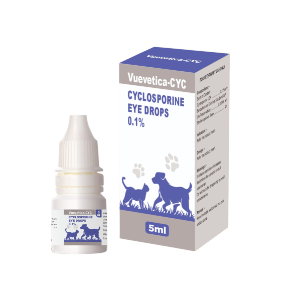 VueVetica-CYC Cyclosporine Eye Drops 0.1% 5ml