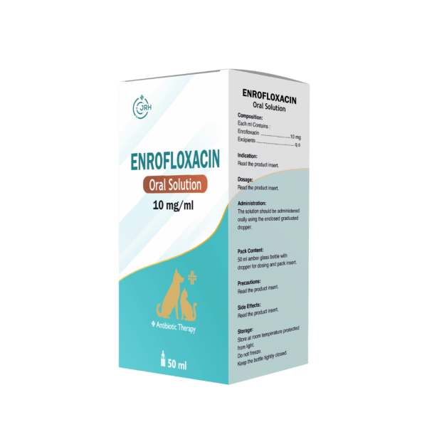 Enrofloxacin Oral Solution 10mg/ml 50ml