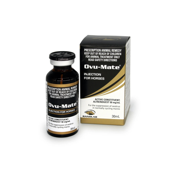 Ovu-Mate® Altrenogest 50mg/ml 30ml Injection for horses